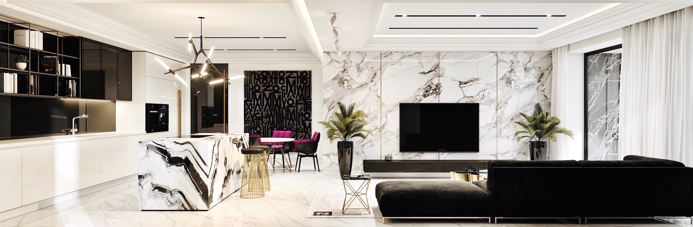 luxury marble  wood interior 23